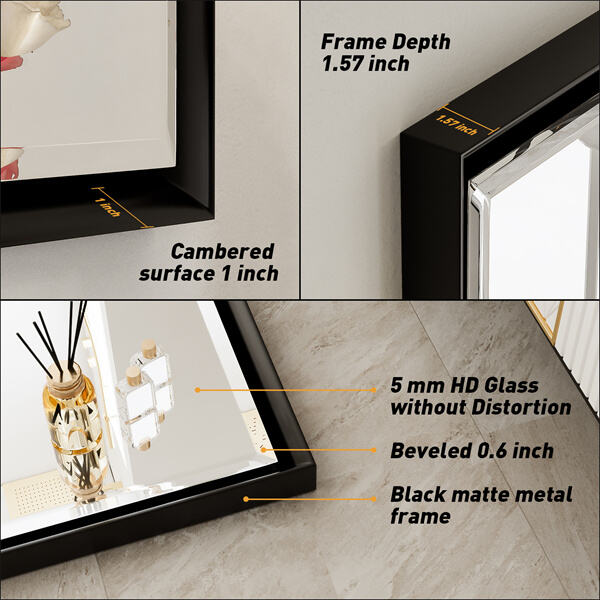 Touch Light Vanity Mirror ကို အသုံးပြုခြင်း။