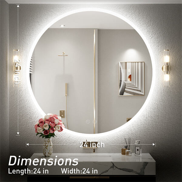 LED Restroom Mirror မီးအိမ်များ၏ ထိပ်တန်းအင်္ဂါရပ်များ