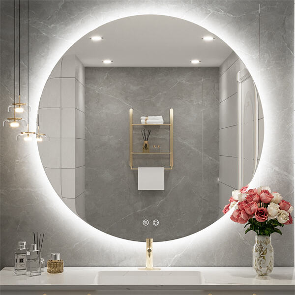 Utiliser un miroir de salle de bain rétroéclairé par LED