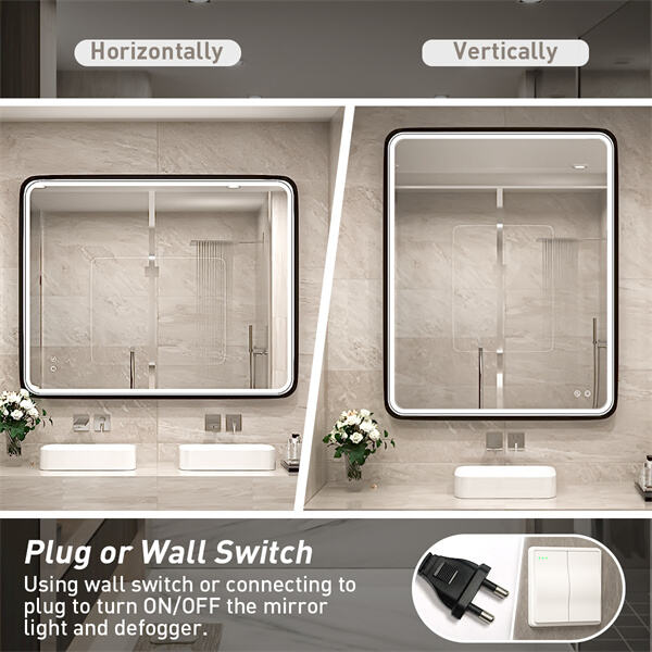 Innovation and Protection of Mirror light in bathroom