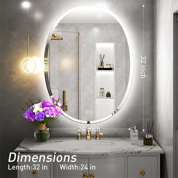 Innovation in non fog bathroom mirror