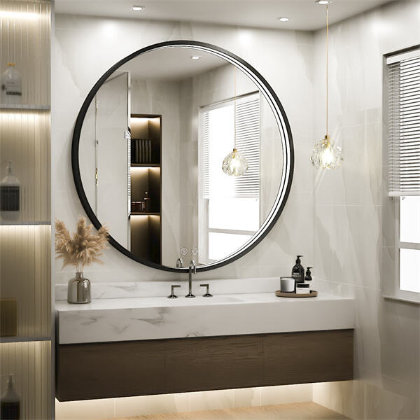 Protection and Use Tips for Black Illuminated Bathroom Mirrors