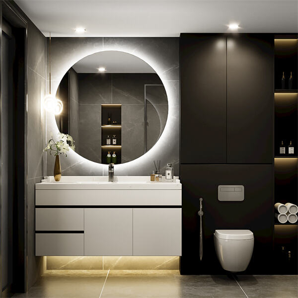 Learning to make usage of Bathroom mirror with touch light