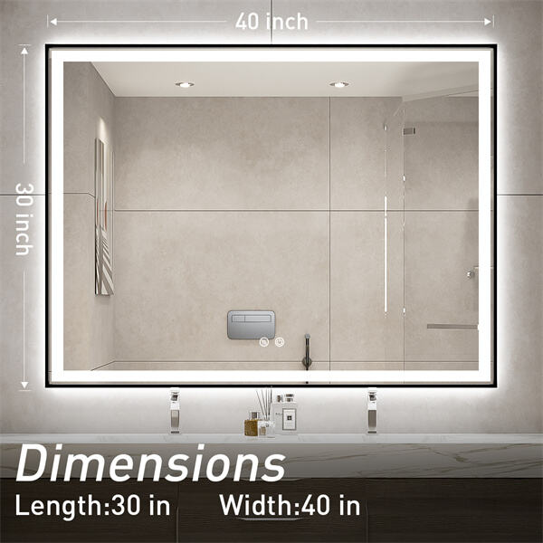 Safety options that are included with the 40x32 Mirror