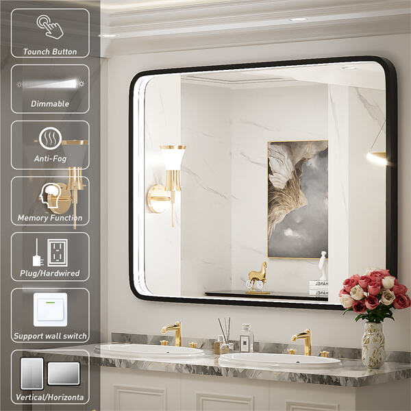 Utiliser un miroir de salle de bain anti-buée