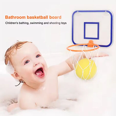 Bathroom basketball hoop