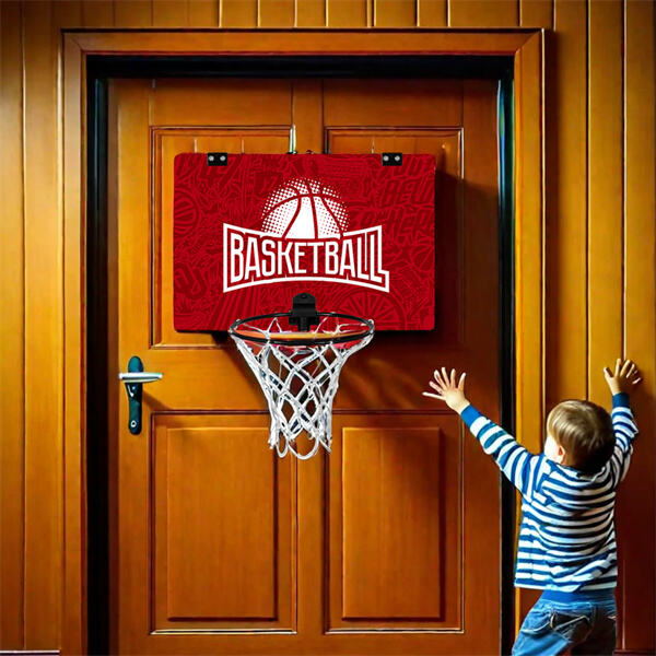 Dunk like a pro with an indoor basketball rim