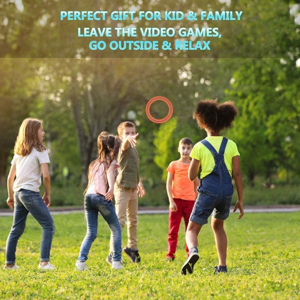 Frisbeed lancer et attraper des anneaux volants jouet de haute qualité coloré doux Silicone antidérapant pour enfants PE Opp sac jouet gonflable détails