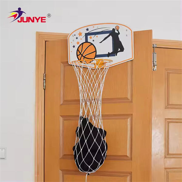 Easy setup and convenient storage with a portable basketball rim