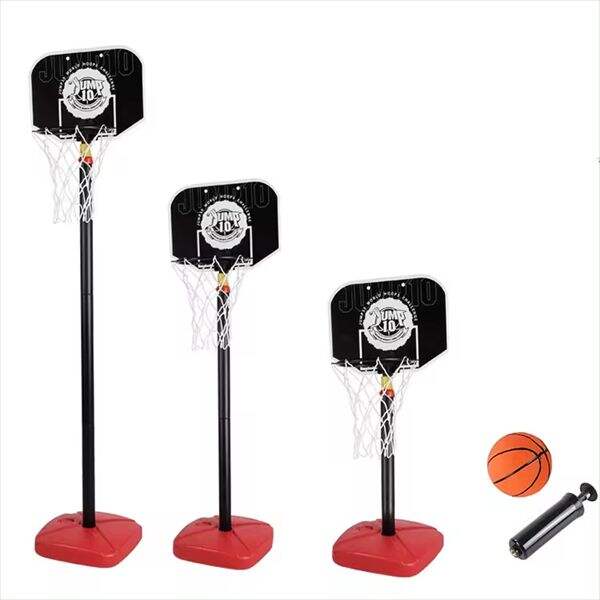 Take your game on the go with a portable outdoor basketball hoop stand!