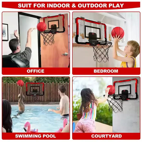 Keep the competition fierce with a durable indoor basketball backboard