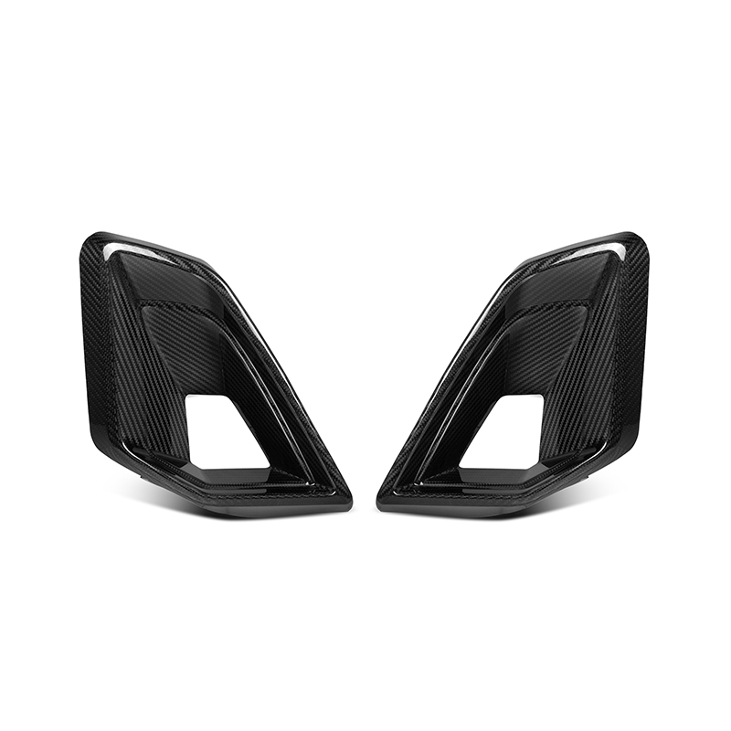 100% Pure Carbon fiber MP style front Air inlet replacement For BMW X5 G05 LCI 2023+ Front fender vent cover details