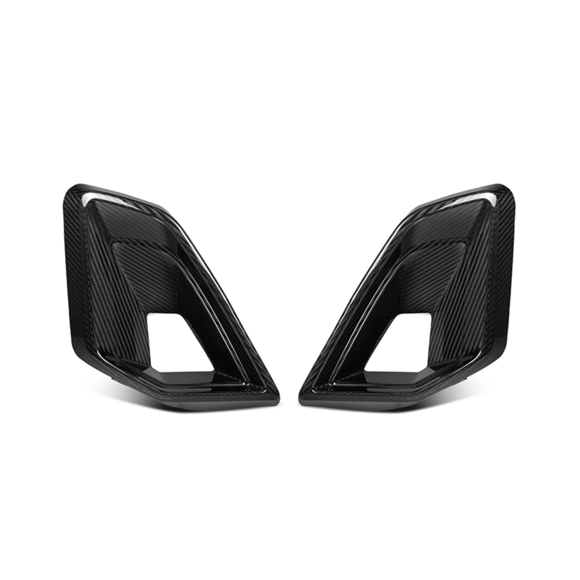 100% Fibra de carbono pura estilo MP reemplazo de entrada de aire frontal para BMW X5 G05 LCI 2023+ cubierta de ventilación del guardabarros delantero  