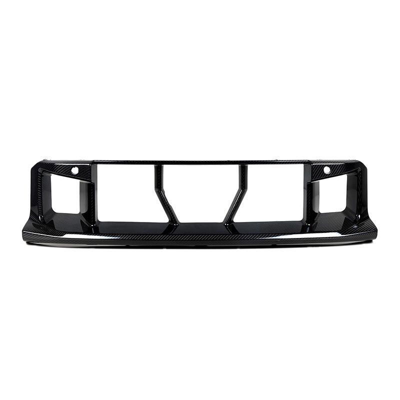 Untuk BMW G87 M2 Coupe 2023+ Gaya OEM Dry Carbon Fiber Grille Bumper Depan Bagian Bawah