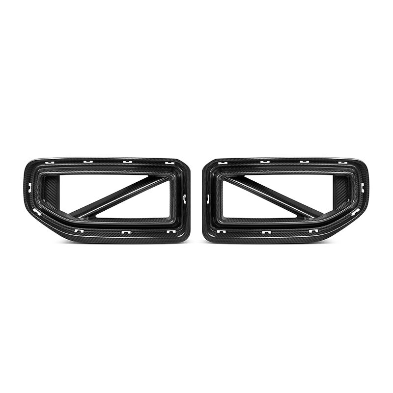 For BMW G87 M2 Coupe 2023+ SQ stil tørr karbonfiber frontfanger gitter  