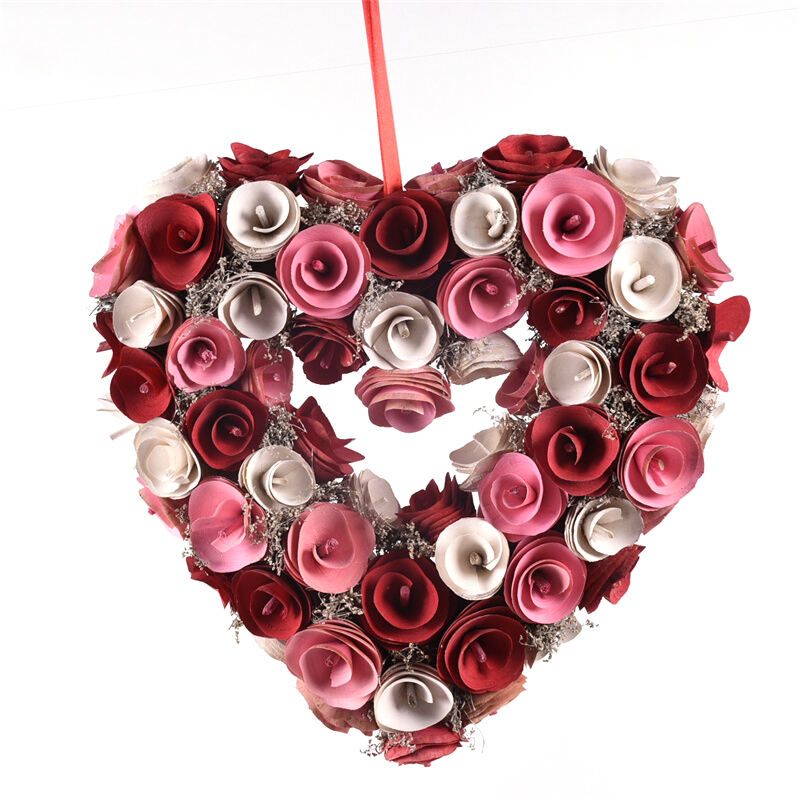 Valentine's Day Home Craft Heart Wreath