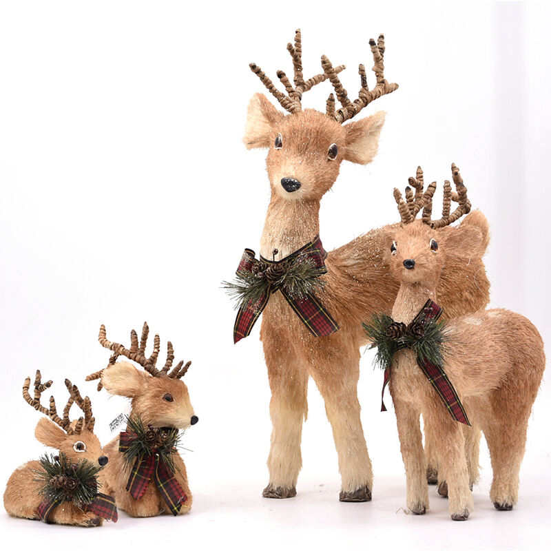 Christmas Deer with Sisal and polyfoam