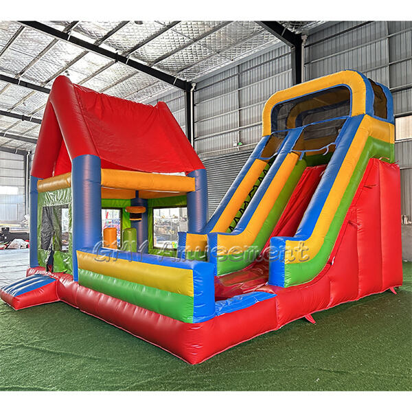 Using a home bouncy castle