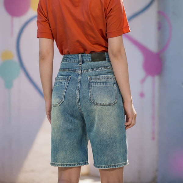 Tryggja einkenni Half Pant Jeans