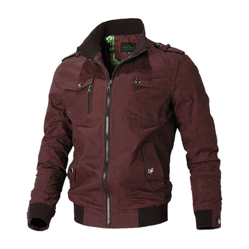 New Men's Jacket Korean Version Casual Men's Youth Stand Collar Spring and Autumn Cotton Coat Jacket for Men supplier
