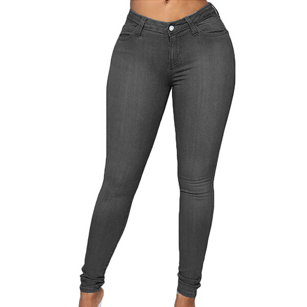 Brug af grå skinny jeans