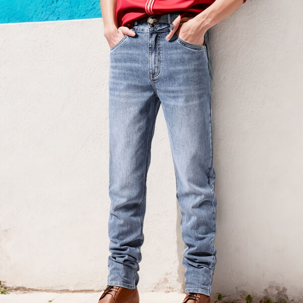 Brug af mænds cuffed jeans: