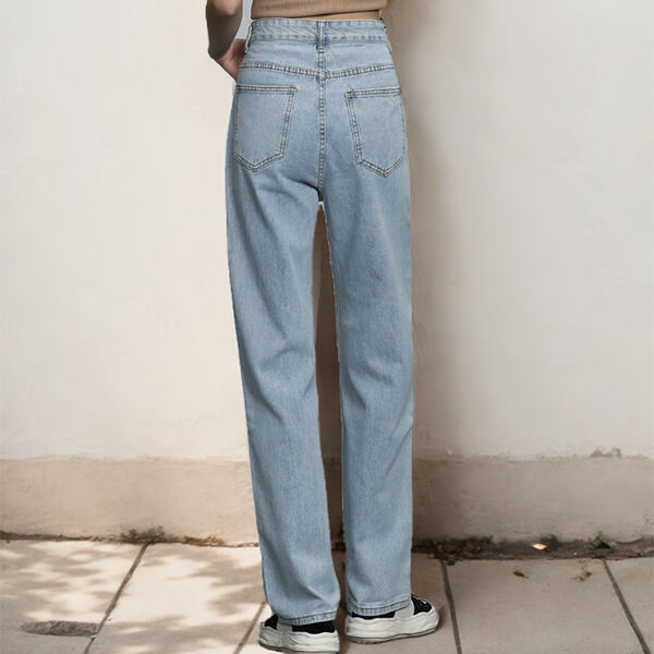 Hvernig nota lose straight jeans