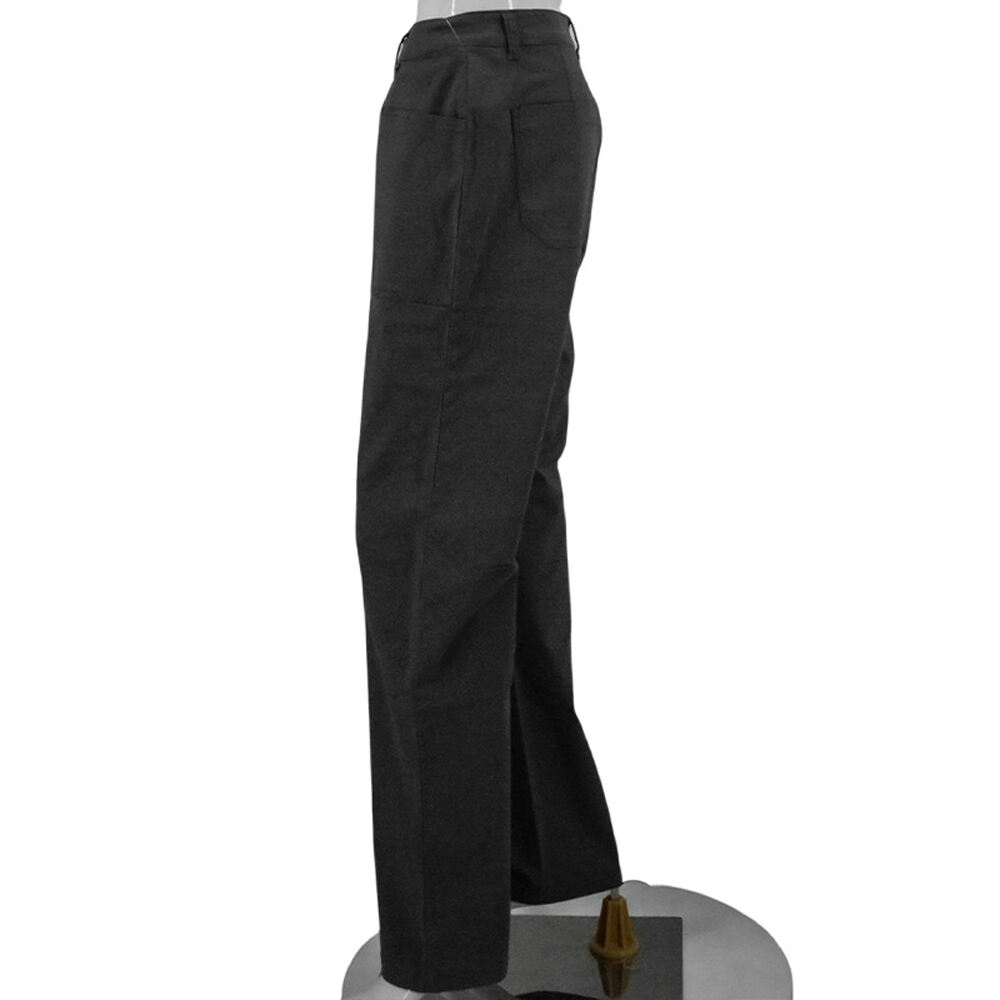 Wholesale Cargo Pants High Waist with Zipper Fly Casual Jeans Denim Pants Women details