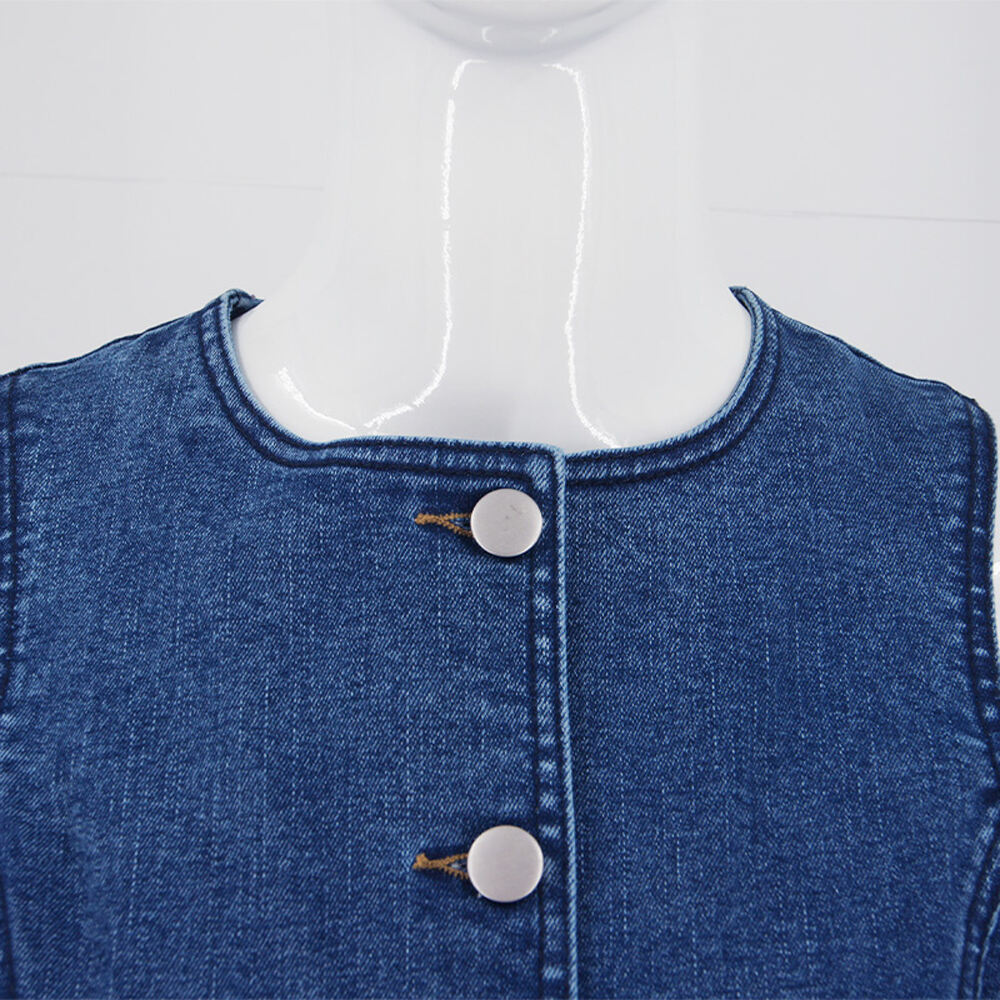 High Waist Denim Dress Summer Casual Neck Dress Fashion Sexy Tight Mini Skirts Denim Skirt for Women details