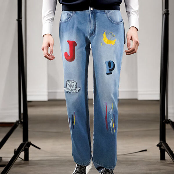 Tryggja og ferningsnotkun á Baggy Skate Jeans