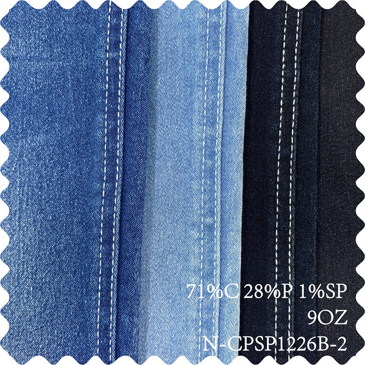 Custom wholesale 2024 Women's Streetwear Casual Loose Fashion Short Top Elastic Waist Denim Suit Denim Two Piece Set factory
