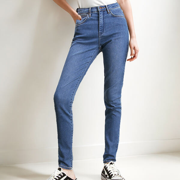 Sikkerhed med navy blå jeans