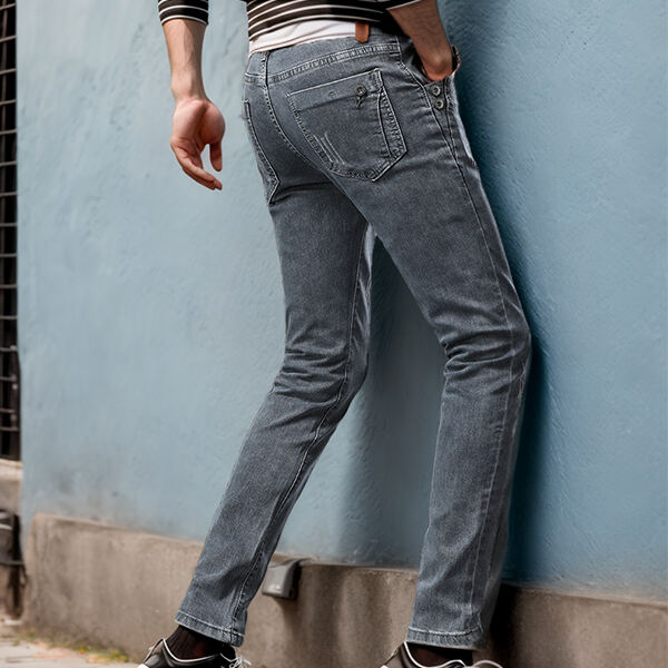 Tryggja valkostir sem kemur með Slim Straight Jeans valmyndar 2019