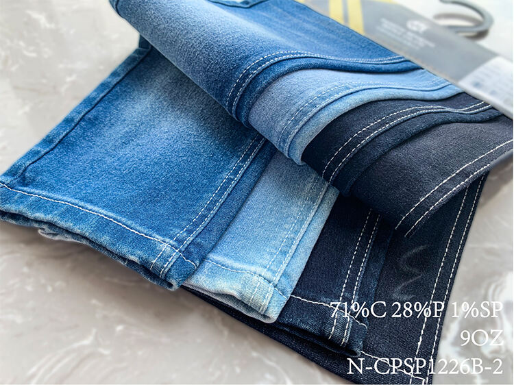 Custom wholesale 2024 Women's Streetwear Casual Loose Fashion Short Top Elastic Waist Denim Suit Denim Two Piece Set supplier