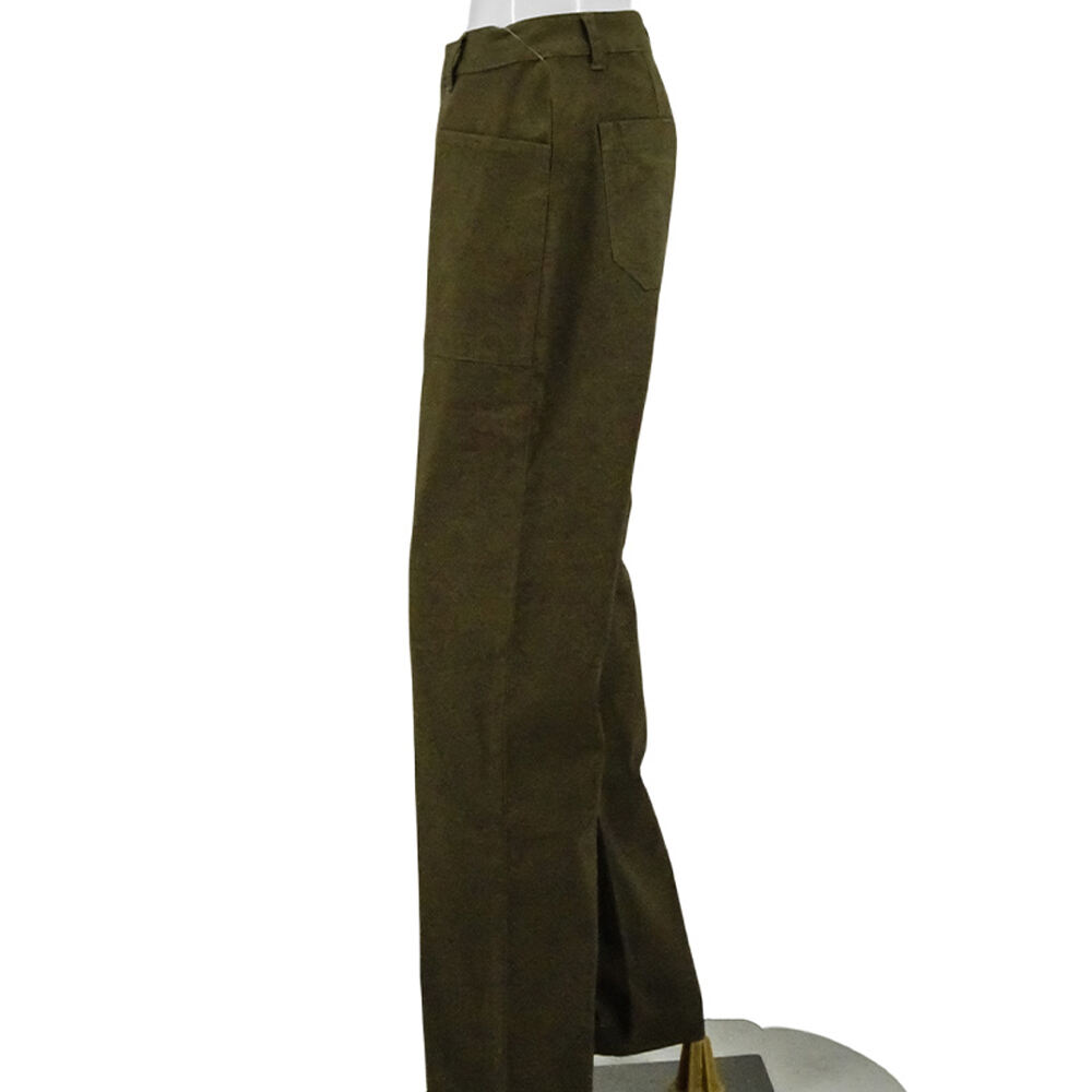Wholesale Cargo Pants High Waist with Zipper Fly Casual Jeans Denim Pants Women supplier