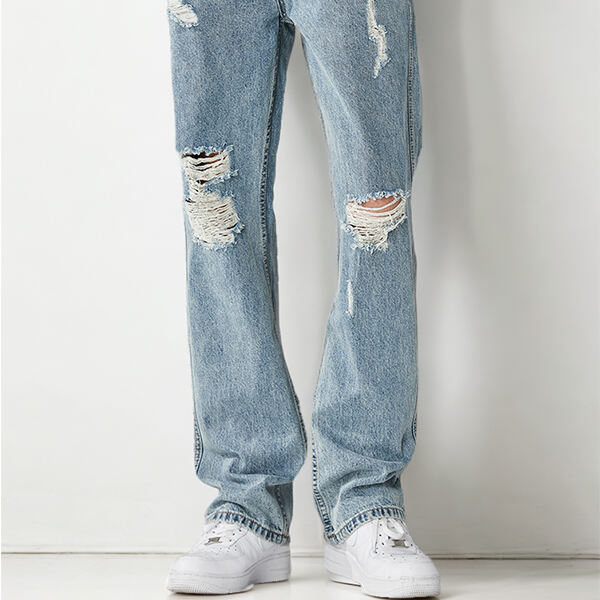Innovation i mænds distressed jeans