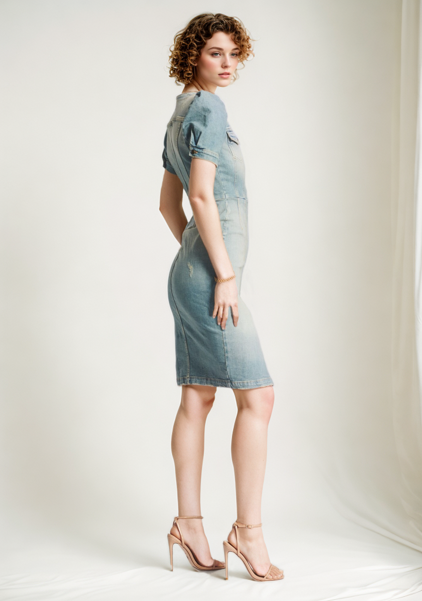 2024 Women's Slim Skintight Dress Fashion Elegant Temperament Wrapped Hip Dress Tight-Fitting Dress factory