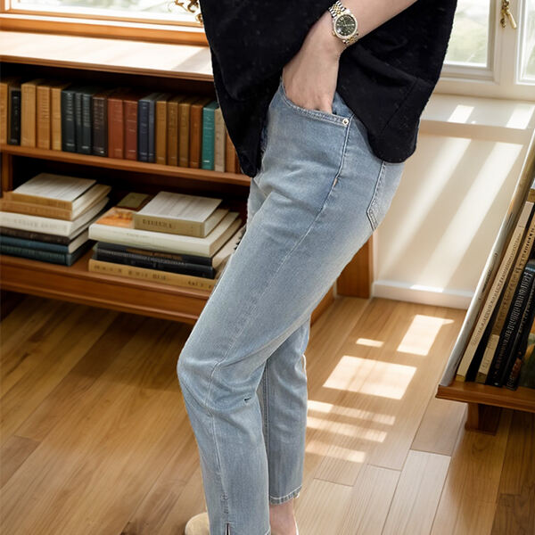 Brug af strækkelige jeans