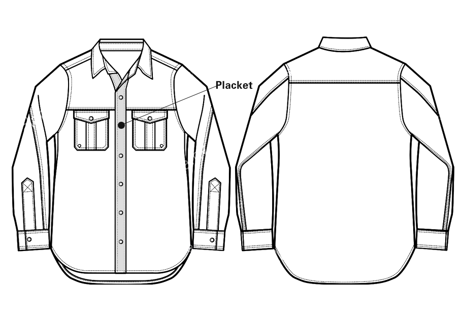 placket