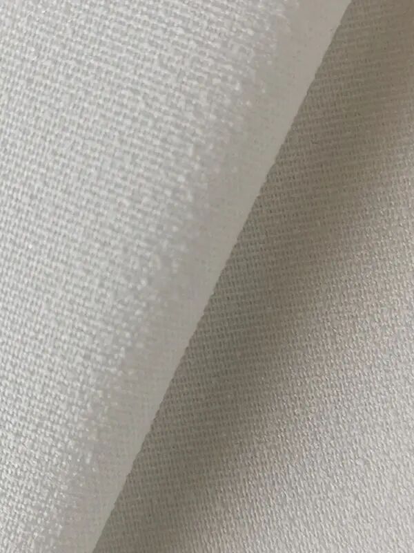 Polyester Heavy Weight Fashion Clothing Double Dot Fusing Woven Hard Handfeeling Interlining