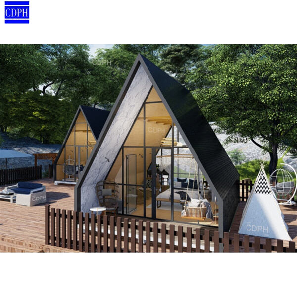 Ervaar efficiënt en milieuvriendelijk wonen met een prefab A-frame ki