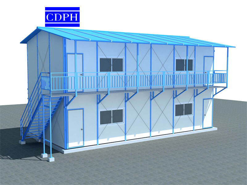 Kタイプ2階建てリビングハウスオフィスプレハブKハウス労働者キャンプ宿泊施設