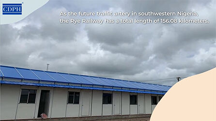 Projet de camp du bureau d'électrification ferroviaire de Rai de la société Chengdong Nigeria