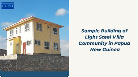 Sample Building of Light Steel Villa Community in Papua New Guinea