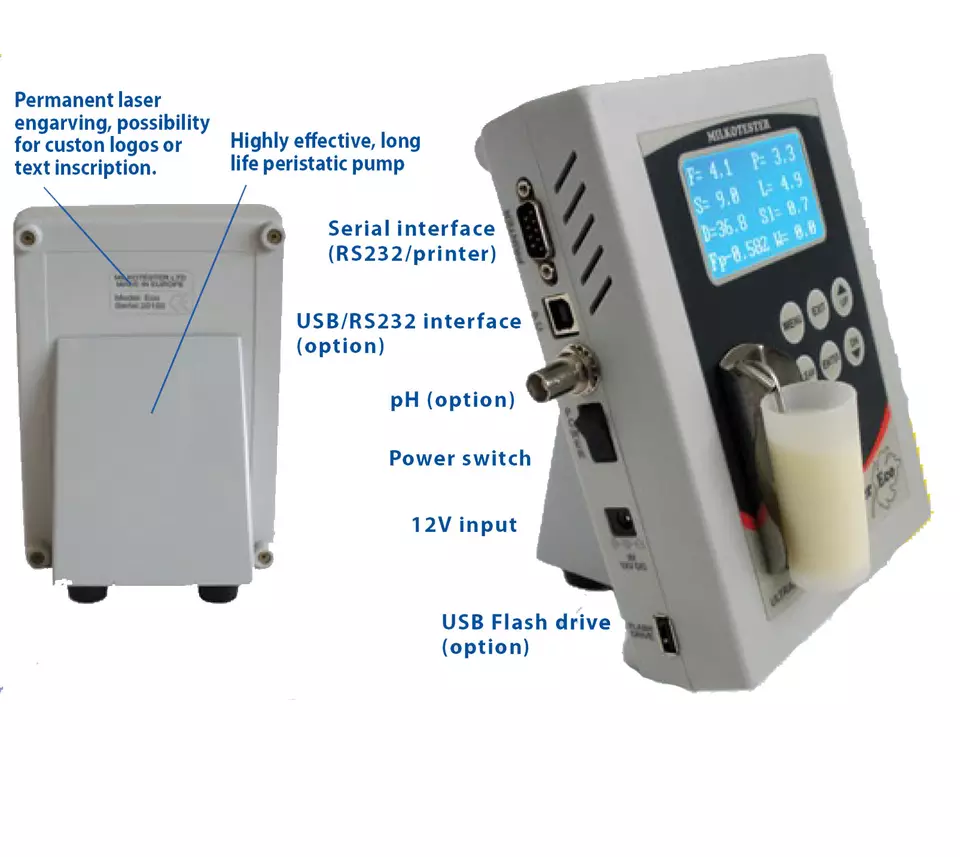 Dairy milk goat milk analyzer milk composition fat protein tester supplier