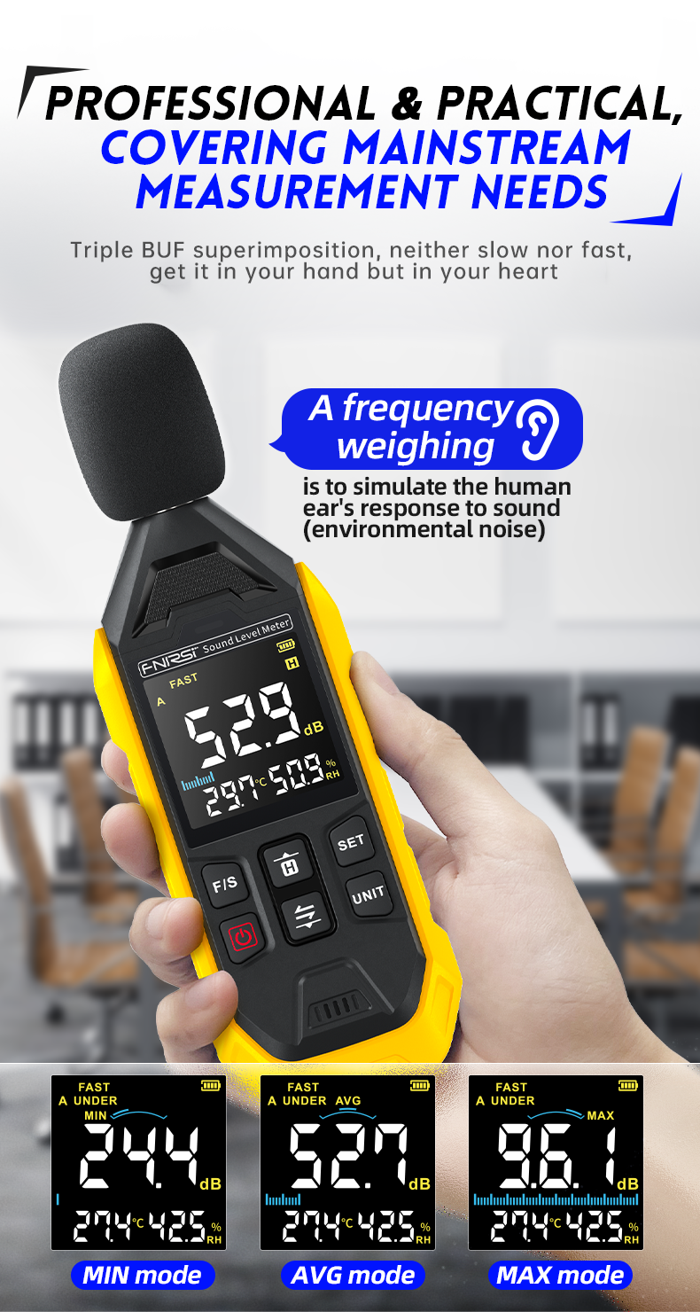 Household volume measurement Sound noise tester Sound Level Meter factory