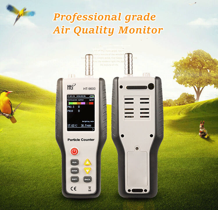 Hot selling indoor and outdoor HT-9600 pm2.5 dust air particle counter air quality meter manufacture