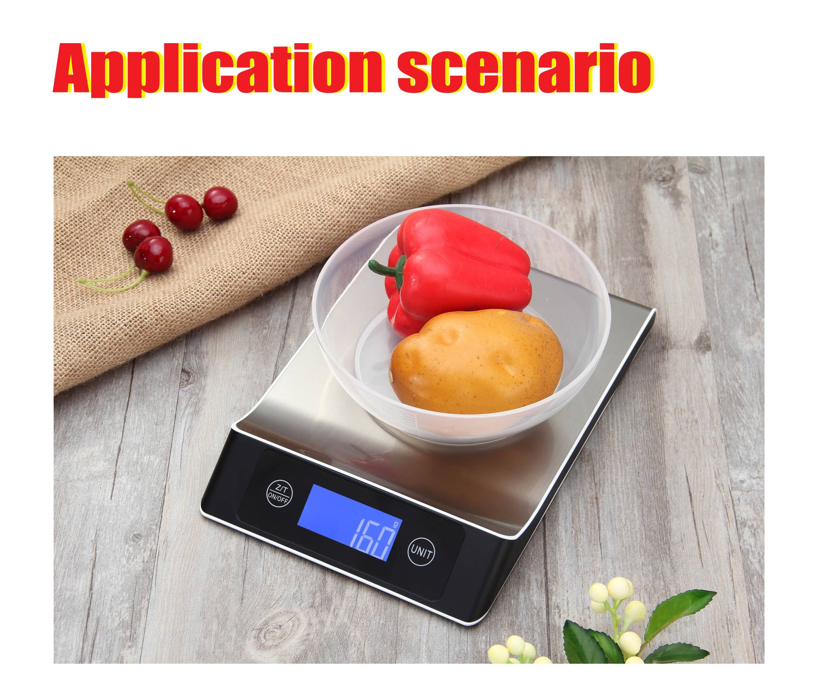 Wholesales food baking waterproof large scale kitchen scalehousehold kitchen scale  5kg/10kg/15kg supplier