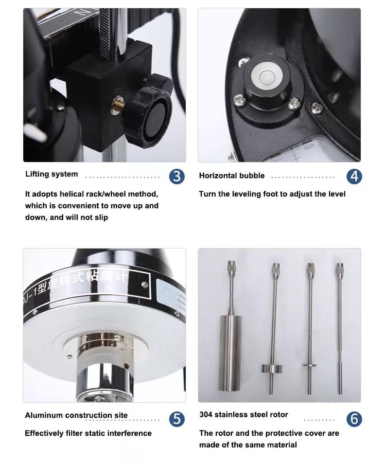 NDJ-8S NDJ-9S NDJ-5S Brookfield Digital Rotational Viscometer rotary viscometer digital price factory