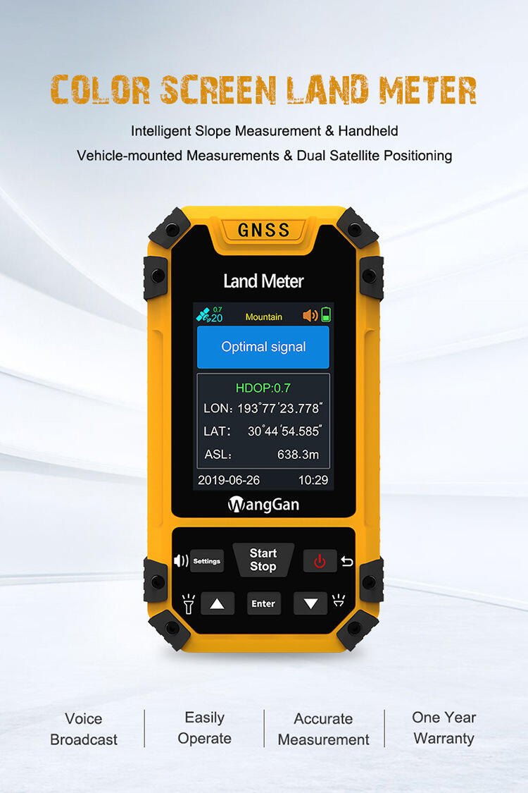 Handheld gps for geodesy Vehicle-mounted Measurements Acre meter area surveying measuring manufacture